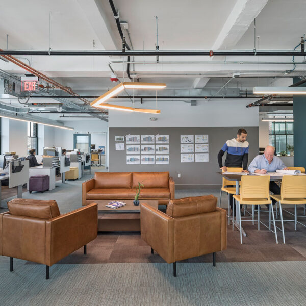 Dietz & Company Architects Open Office space and collaboration area