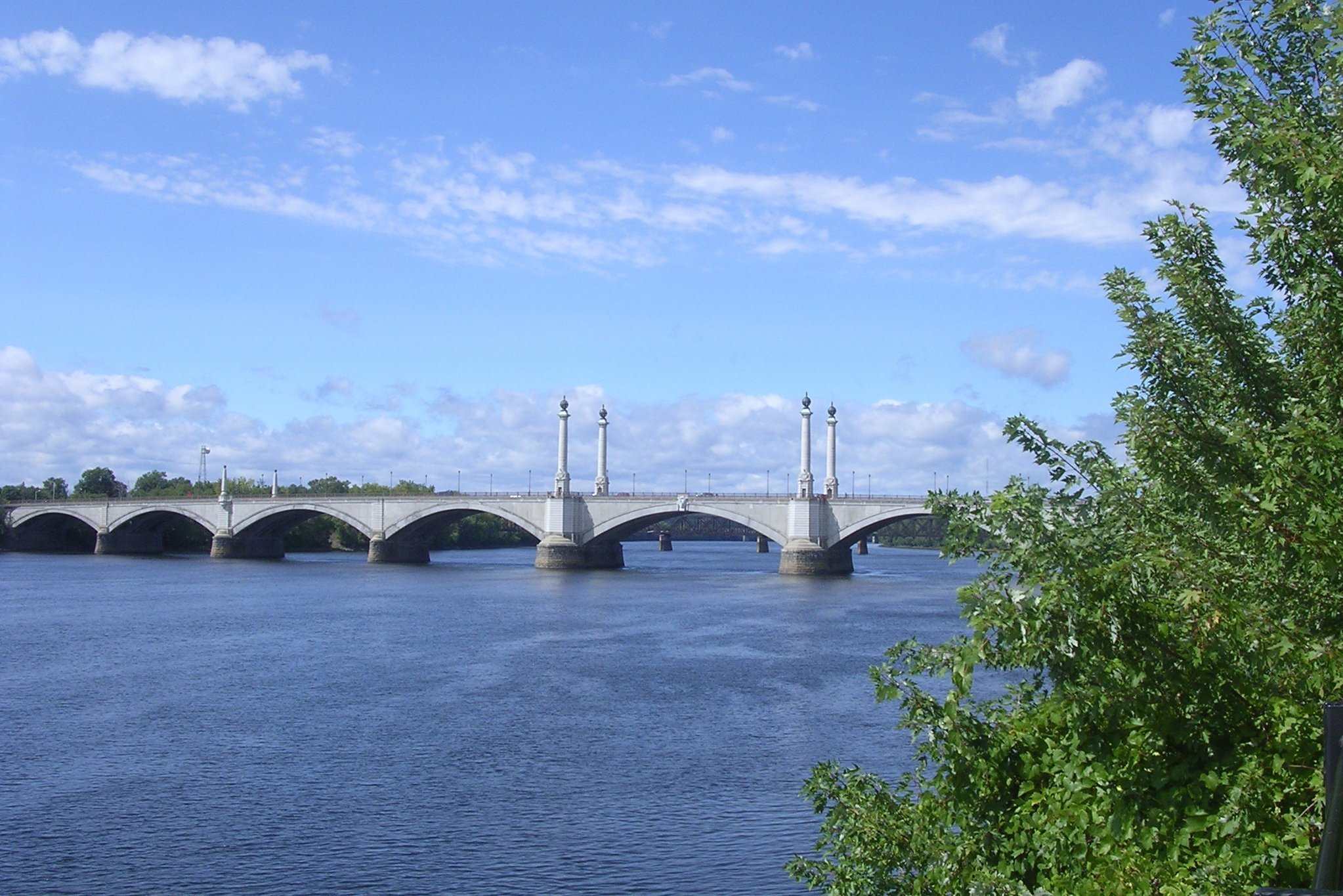 Memorial Bridge in Springfield, MA